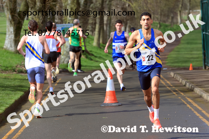 Senior Mens 12 Stage Road Relay, 2026 Northern Mens 12 and Womens 6 Stage Road Relays and Young Athletes 5k, Sheepmount Stadium, Carlisle. Photo: David T. Hewitson/Sports for All Pics
